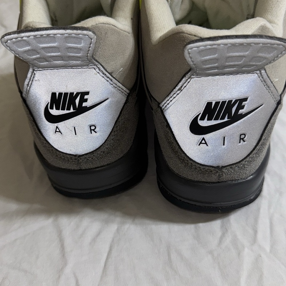 Nike Air Jordan 4‎ Retro SE Mid Neon 95 Cool Grey Gray Volt 12 - Picture 5 of 14